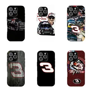 Dale Earnhardt Chevrolet Monte Carlo NASCAR Phone Case Model 03 Goodwrench Service Plus Racing Spirit Protective Cover, Dual Layer Shock Absorbent Protective Cover Suitable for iPhone 17-11 Pro Max/Plus