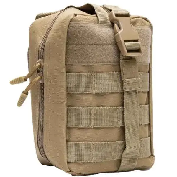 Ham Radio Go Bag with Tear-Away Velcro Back - Molle Compatible, Multi-Pocket Design for Radios, Cables, and Gear Tactical Crossbody Bag Adjustable Strap Bag