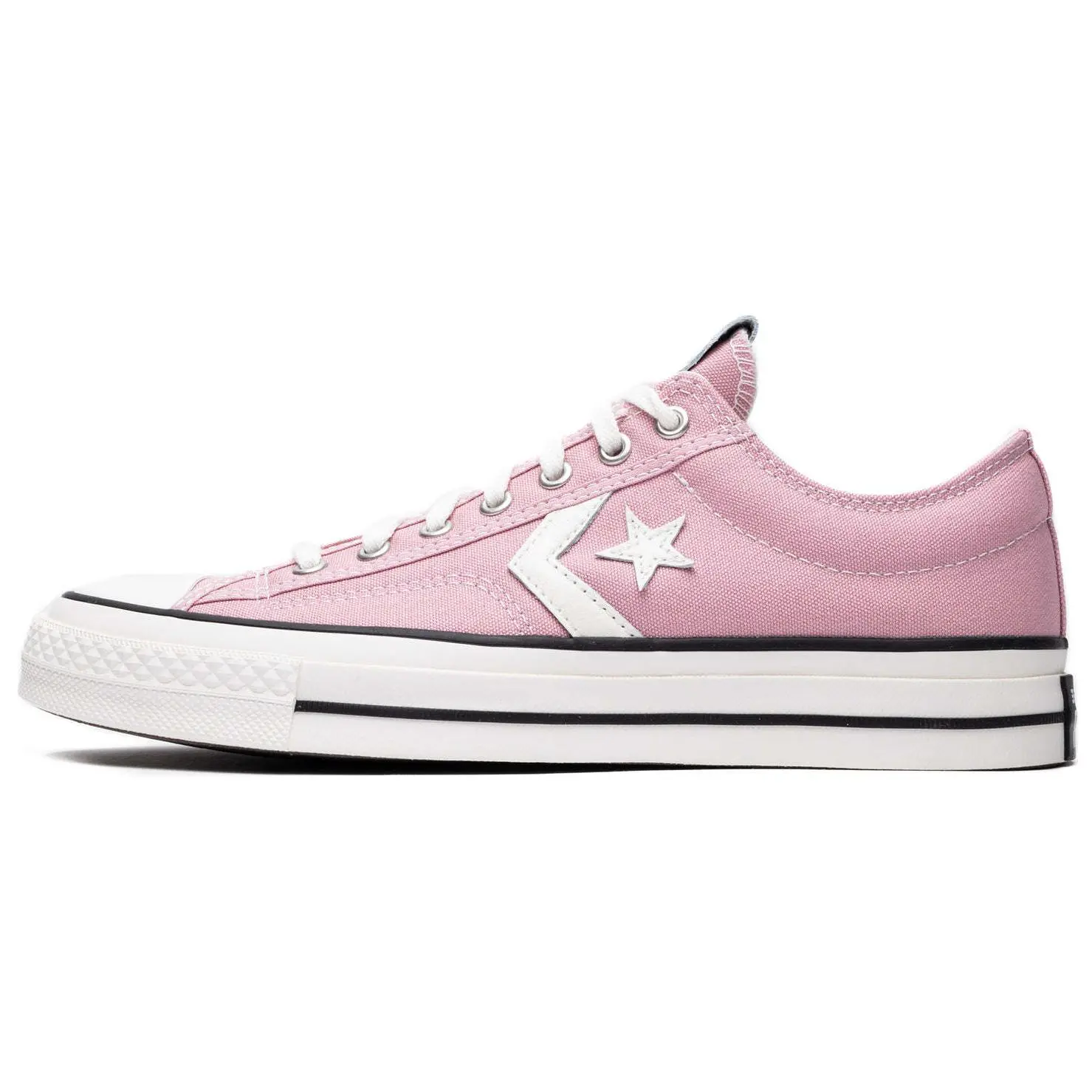 Women's Converse Star Player 76 Ox Unisex Low-Top Canvas Sneakers - Pink Casual Footwear, Durable Trainer, Comfortable Walking Shoes, House White Official Maison Mihara Flats