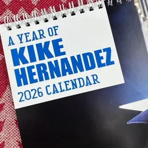 A Year Of Kike Hernandez 2026 Calendar Classic Sheriff Edition 12 Month Wall Calendar Premium Matte Finish Full Color Digital Print Unique Gift For Fans