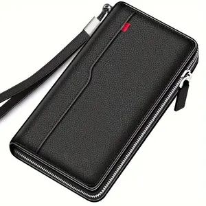 Fashion Simple Long Wallet Zipper Wallet Business Portable Multi-functional Multi-card Phone Bag Clutch Bag Youth Money Clip Coin Purse Card Holder Men's Wallet Men's Clutch Bag Women's Wallet Women's Clutch Bag