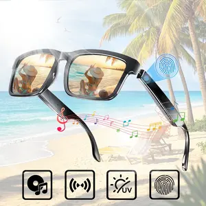 Smart Glasses Bluetooth Sunglasses, One-Touch Function Control, Crystal Clear Calls, UV400 Eye Protection, Perfect Graduation Gift for Him Her, Great for Hiking, Camping & All Outdoor Sports