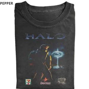 Halo 3 T-shirt, Vintage Halo Shirt, Master Chief Graphic Tee, Video Game T-shirt, Halo 3 Merch, Gaming T-shirt, Halo 3 Retro Shirt - Vintage Graphic Tee – Menswear & Womenswear – Streetwear Tops – Casual Cotton Crewneck Shortsleeve T-shirt