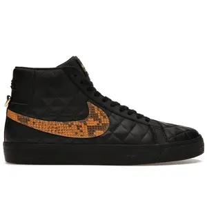 Nike Men's SB Blazer Mid QS Supreme Black Skateboarding Shoes, from StockX