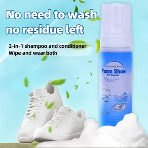 Shoe Cleaner 6.76 oz Sneaker Foam for Stains & Dirt Removal Safe for Leather Suede Nubuck Cotton Knits Quick Dry Formula for All Shoe Types - Bedroom