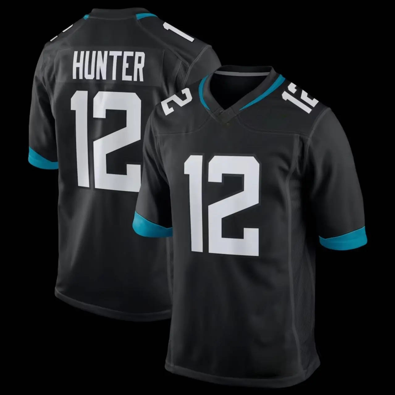 Unisex Football inspired by Hunter 12 Jacksonville Prowler Throwback Player Game Jersey - Teal