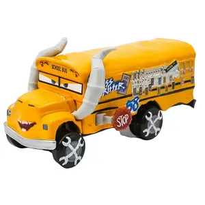 Race Car Total Mobil Alloy Mad Max Bus Metal Model, Gift Toy, Spring Festival Present, Birthday Gift for Racing Fans