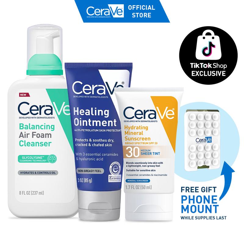 CeraVe Ultimate Dry Skin Care Routine