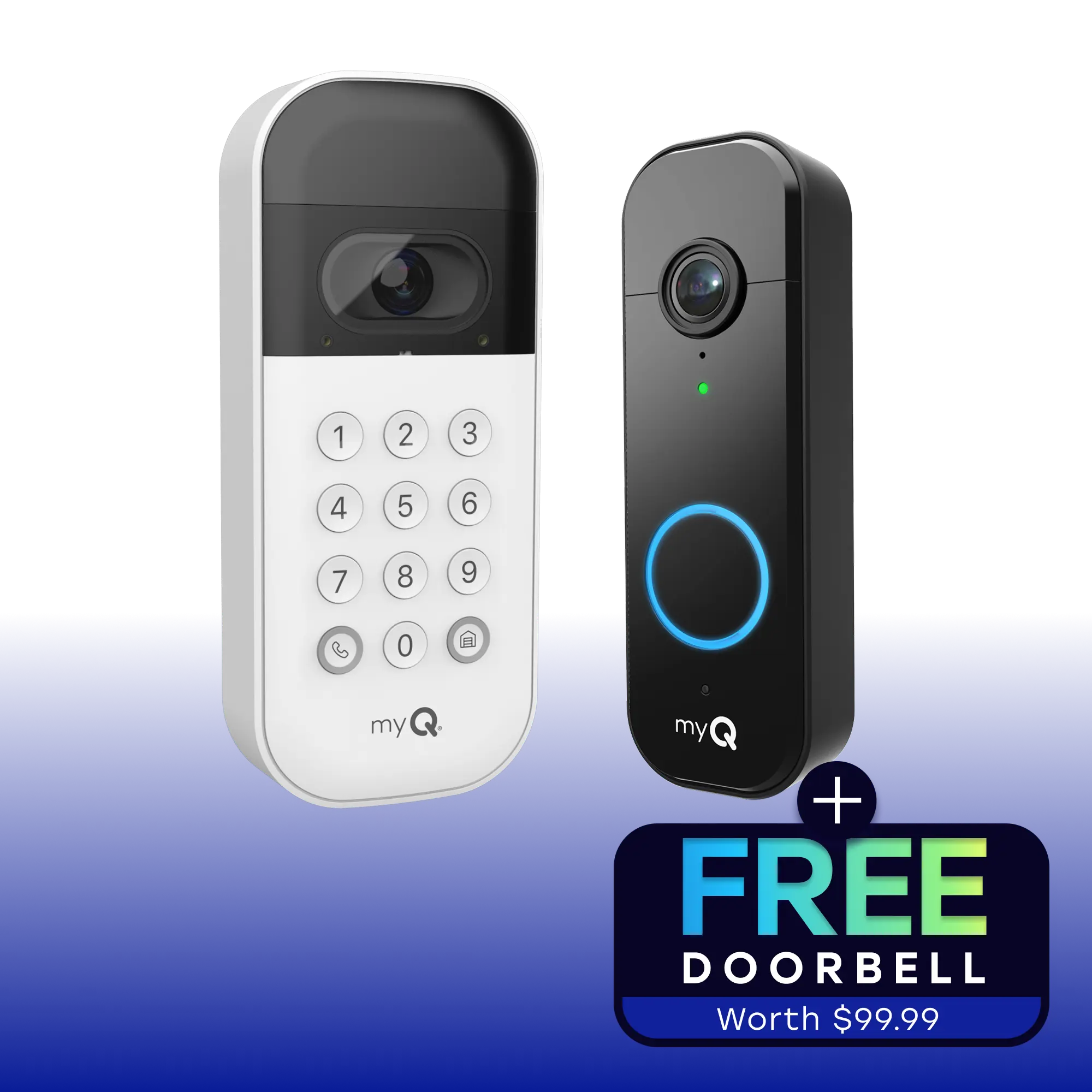 myQ Smart Garage Video Keypad + FREE Smart Video Doorbell 2K | TikTok Exclusive myQ Smart Garage Video Keypad + FREE Smart Video Doorbell 2K | TikTok Exclusive