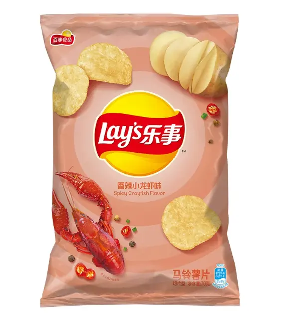 Lay's Spicy Crayfish Flavor Potato Chips 70g