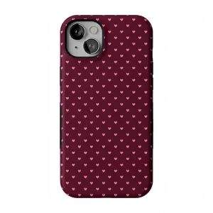 Casely iPhone 14 Case | Heart Noir | Tiny Hearts | Bold Protective Design | Compatible with MagSafe