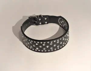 Black Bling Dog Collar