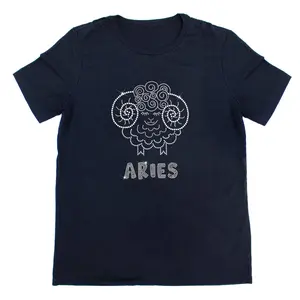 Aries Rhinestone Zodiac T-Shirt | The Dazzle District
