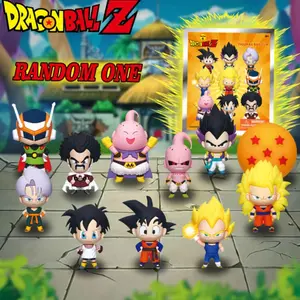 1PC Dragon Ball Mystery Blind Bag Clip Officially Licensed Sun Wukong Mystery 3D Anime Character Series Goten Gotenks MajinBuu Trunks Desktop Decoration Home Decor Brithday Gift Collectible Anime Fans Game Figurines