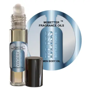 MOBETTER FRAGRANCE OILS Bliss Bottled Tonic Men Cologne Body Oil 1/3 oz roll on