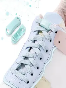 Men Women Sneaker Fastener Elastic Buckle Strap Holder, Shoelace Flat Shoe Laces Ladder Laces No Tie Lazy Design, Secure Fit Comfortable