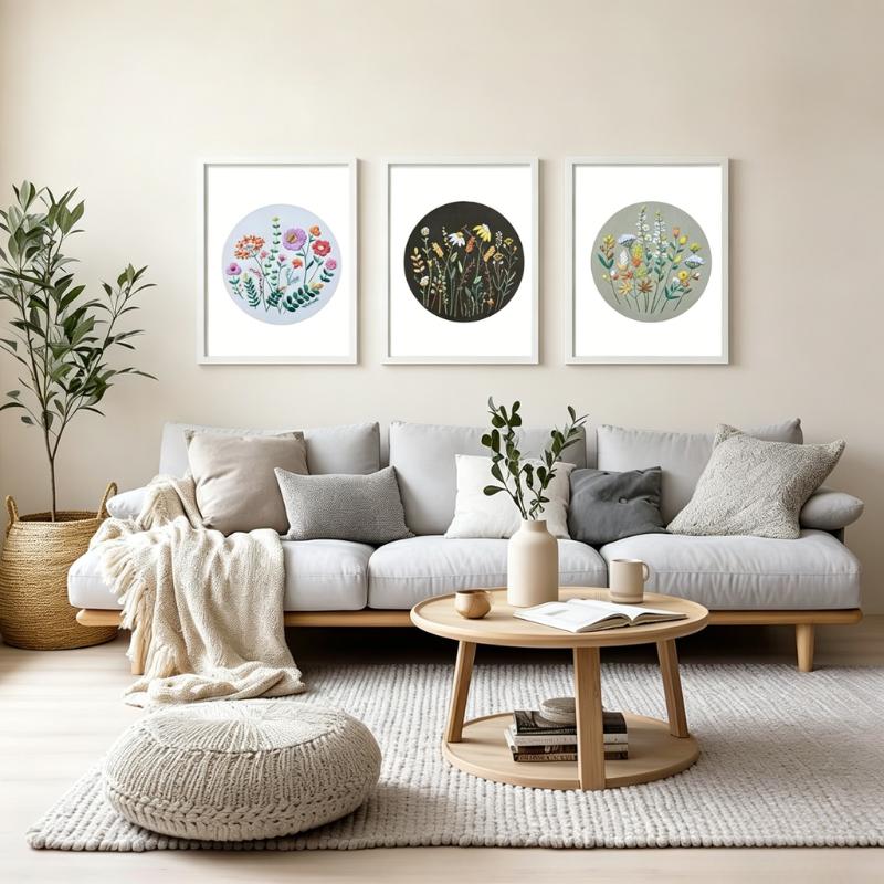 Beginner Embroidery Kit for Adults | 3 Pack DIY Craft Set with Hoop & Tools Top Selling Beginner Embroidery Kit for Adults | 3 Pack DIY Craft Set with Hoop & Tools Top Selling