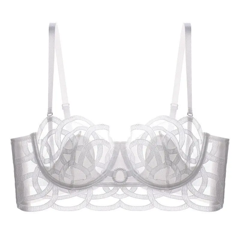 Sexy Lingerie for Women with Small Busts, Enhancing and Gathering Side  Breast, French Style Thin Cotton Rabbit Ear Lace Bra - TikTok Shop