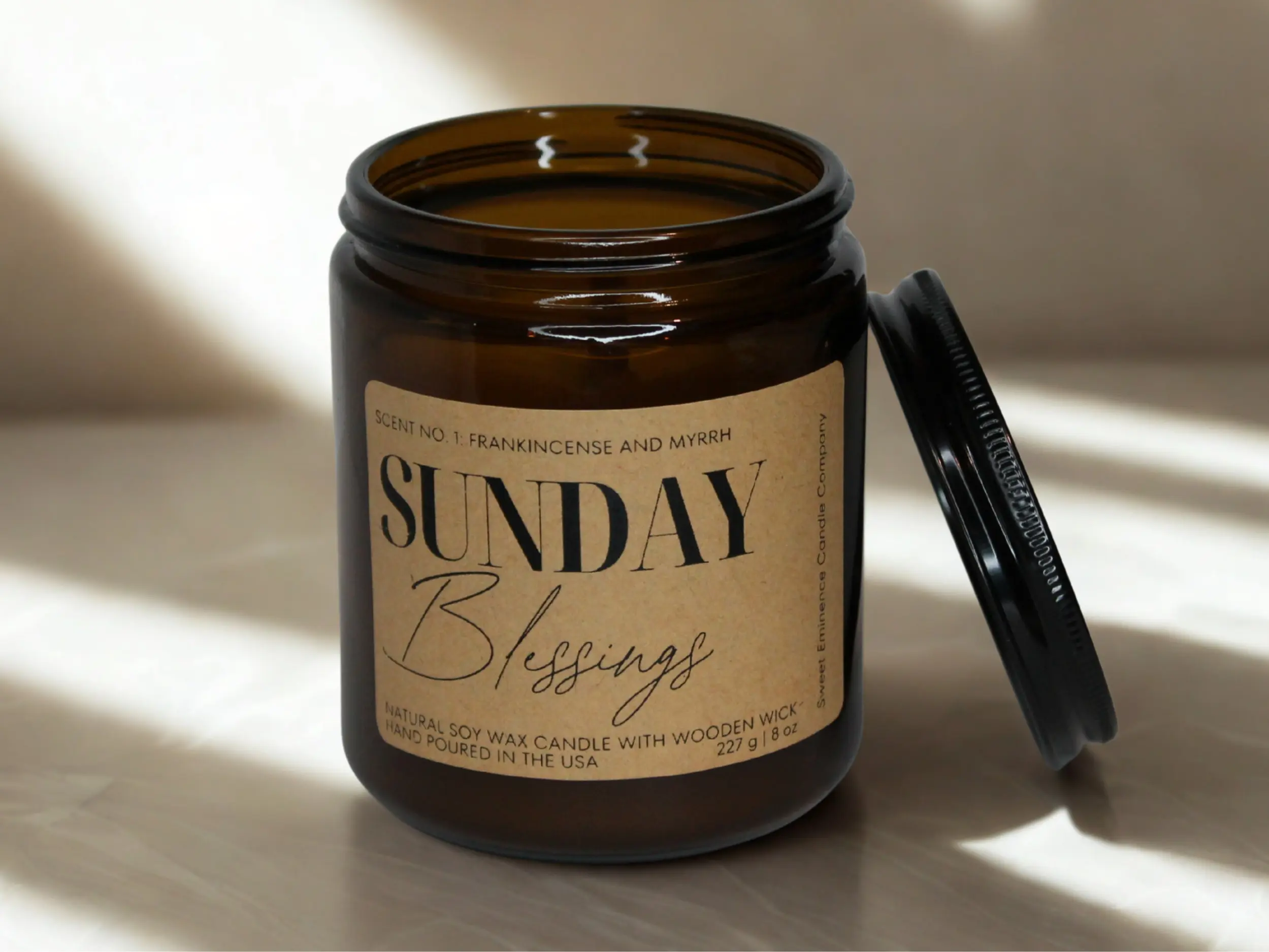 Sunday Blessings Candle
