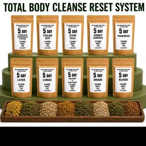 TEA 10 STEP SYSTEM 100% NATURAL ORGANIC HERBAL TEAS
