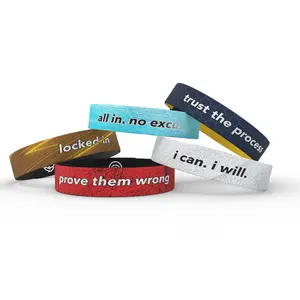 InspiTap Motivational Bracelet - Unisex Waterproof & Durable NFC Encouragement Wristband for Daily Motivation with Easy Smartphone Integration - Sleek Minimal Design