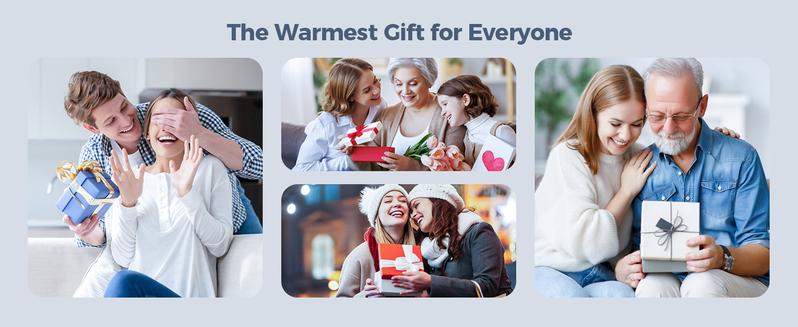 AI Hand Warmers Rechargeable 2 Pack, AI Temperature Control Pocket Size Electric Handwarmers, Quick Charge Portable Hand Warmer Great Gift for Christmas Outdoors, Hunting, Golf, Camping
