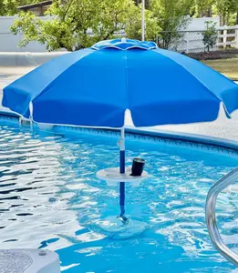 Relaxation Station Swimming Pool Table with Umbrella