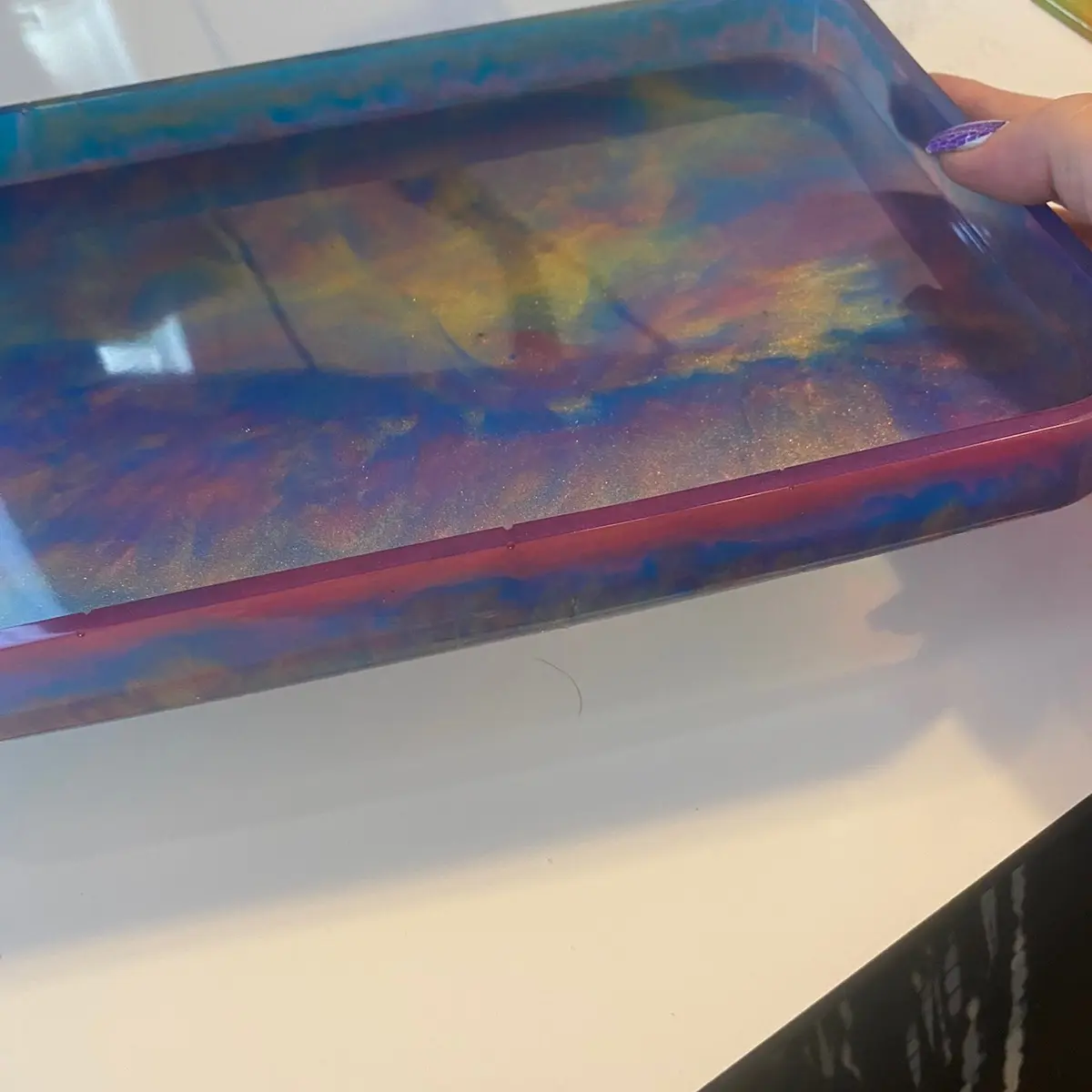 Acrylic tray