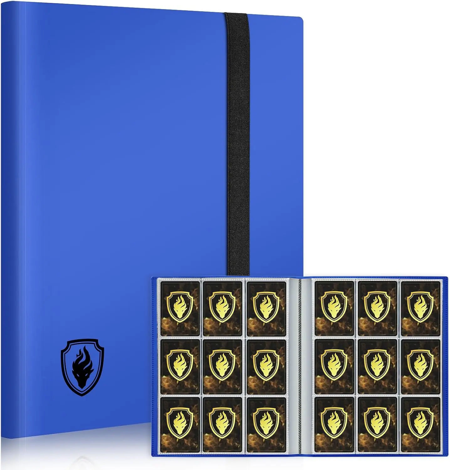 Card Binder 9 Pocket, 396 Pockets Trading Card Binder, Premium Collector Card Album for Standard Cards, Side Loading Card Collection Folder for Game Cards, Sport Cards