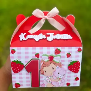Berry first birthday candy box