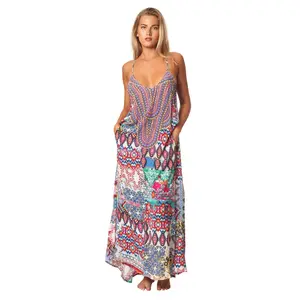 Spain T-Back Maxi Dress
