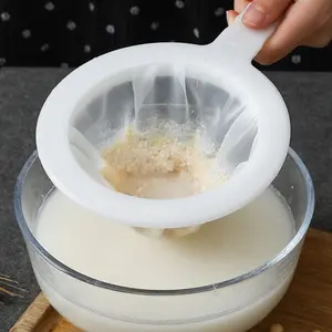 Ultra-Fine Soy Milk Mesh Strainer, Home Kitchen Filter Spoon, Easy to Use Residue Separating Sieve for Fruit Juice, Suitable for Kitchen and Dining