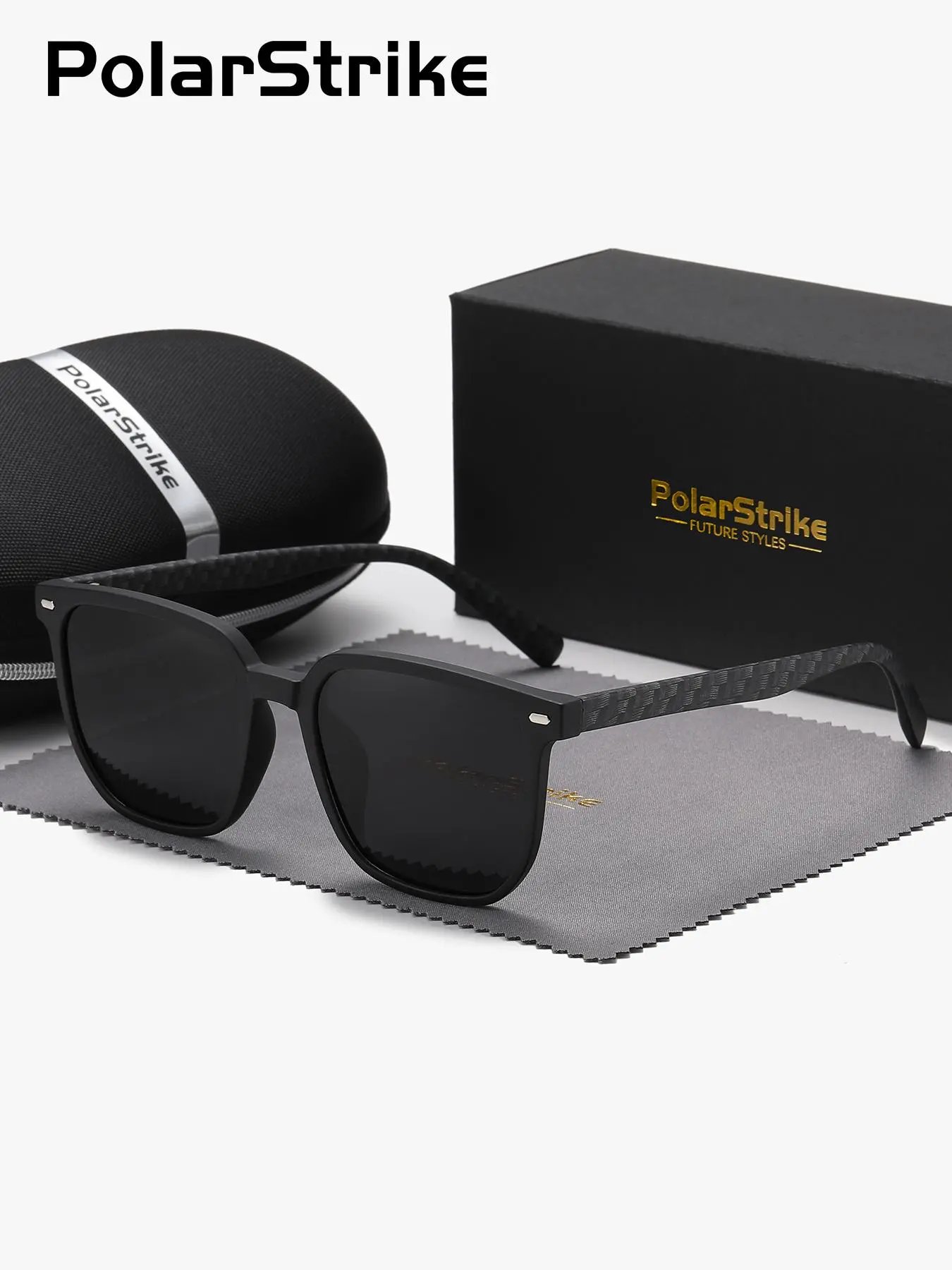 Unisex Square Frame Sunglasses, Square Framed Sunglasses, Trendy Casual UV400 Polarized Sunglasses for Everyday Use, Fashion Accessories for Outdoor Activities, Polarized Eyewear
