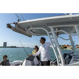 Taylor Made 2021026263 63 in. Wide Stainless Steel PTX Power Shade, Tan