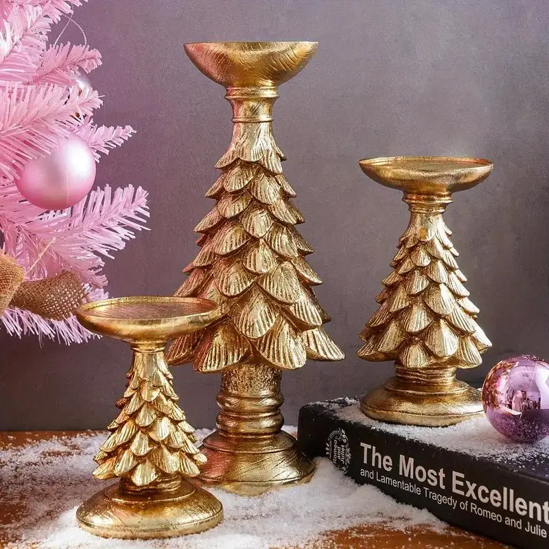 Creative Simulation Resin Christmas Tree, Home Decoration, Memorable Table Centerpiece, Perfect for Theme Parties, Restaurants & Celebrations