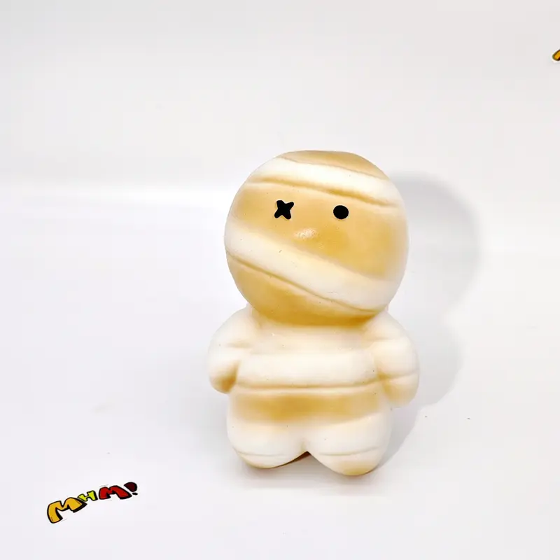 MHM Bready Buddy Slow-Rise Squishy Stress Relief Toy - Nitrosamine-Free Foam, Soft Squishy Companion, Squishies Toys for Neurodivergent Kids' Development, Kawaii Food-Themed Moist Sticky Sensory Gift