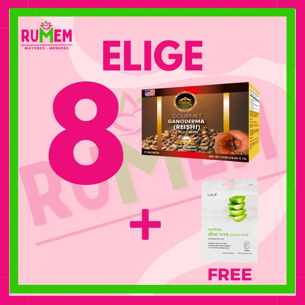 COMBO COFFE GANODERMA 4 EN 1 + 2 EN 1 +  2 FREE COFFE WHITH MACA ROOT  ESB  Beverage