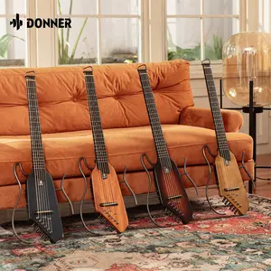 【Limited time deal】Donner HUSH-I Acoustic-Electric Guitar Kit for Travel Silent Practice 【Limited time deal】Donner HUSH-I Acoustic-Electric Guitar Kit for Travel Silent Practice