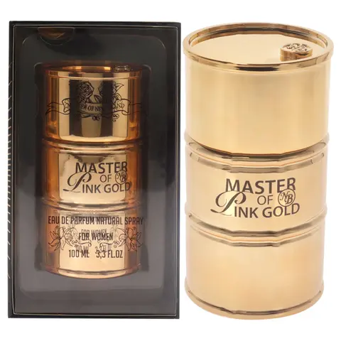 New Brand Master of Pink Gold for Women 3.3 oz EDP Spray Regular Edition Scented Blend Aroma Cologne Fragrance Perfume
