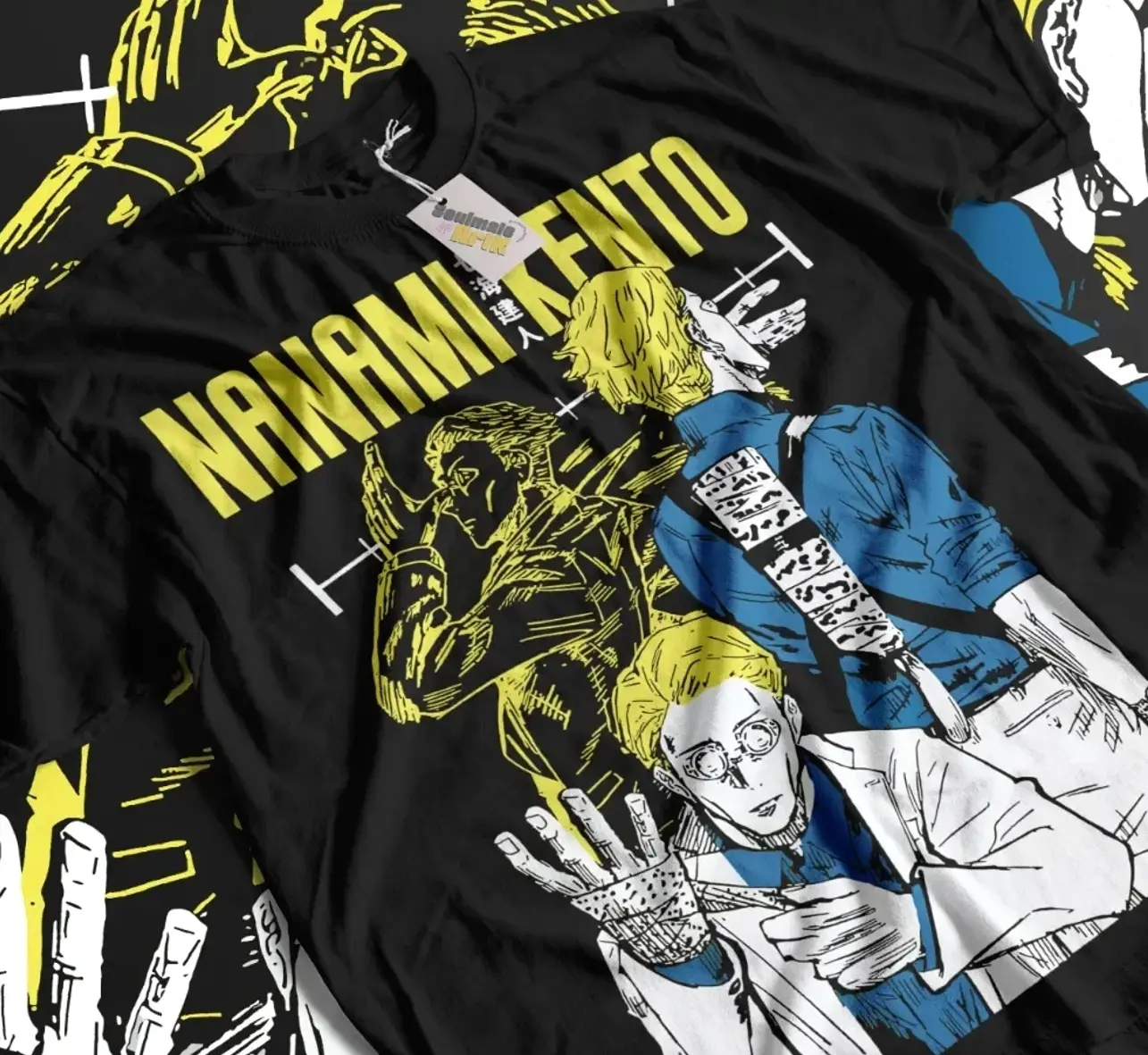Nanami Kento T-Shirt Jujutsu Kaisen Gojo Satoru JJK Anime Manga Shirt Soft Tee BPV