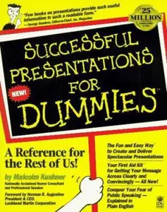 USED-Successful Presentations For Dummies by Malcolm Kushner (Paperback)