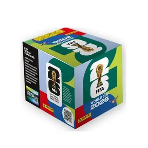Panini FIFA World Cup 2026 Official Sticker Collection: 50-Pack Box - 350 Stickers Total - Factory Sealed & Unsearched Soccer Mystery Box