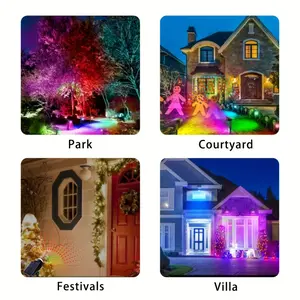 1-Pack Solar Spotlight, Outdoor Garden Lawn Light, Tree Spotlight for Villa & Yard, needoh, garden lights, Decorative Solar Light