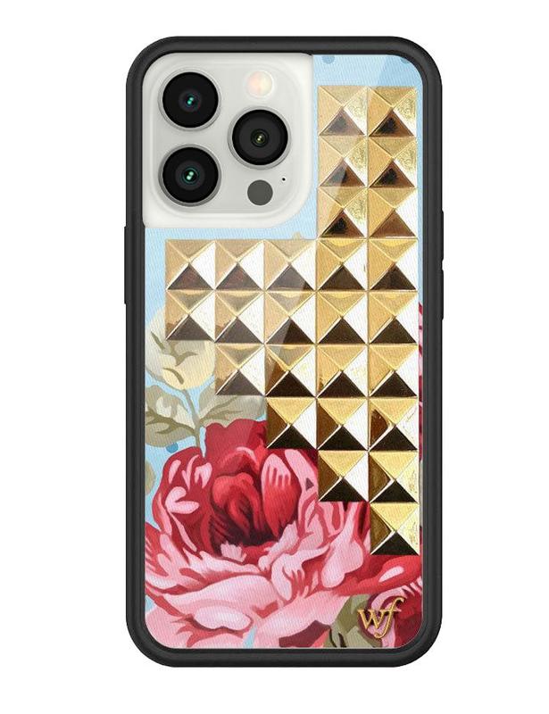 Wildflower Cases - Blue Floral Stud, Limited Edition iPhone Case