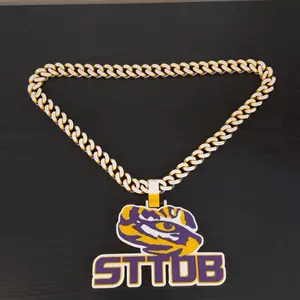 STTDB LSU Cuban Link Chain