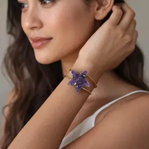 Amethyst Star  Bracelet