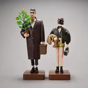 "New Leon & Mathilda 1 Set Statue | The Professional Action Figures | Killer Doll Movie Collectible | Perfect Movie Scene Decoration | Unique Gifts for Fans | High-Quality Resin Model | Limited Edition"