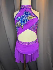 Twilight Serenade – Child Small (US 6) Purple & Blue Lyrical Dance Costume