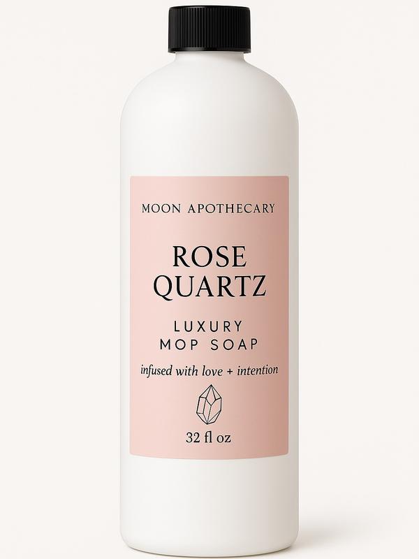Moon Apothecary Luxury Mop Soap 32oz 8 Scent Collection - Non-Greasy Streak-Free Plant-Based Formula for All Floor Types Vanilla Sugar Cookie Scented