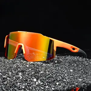 Sports Sunglasses for Men Women Youth, UV Protection Wrap Around Glasses for Cycling Running Baseball Pickleball magnetic goggles